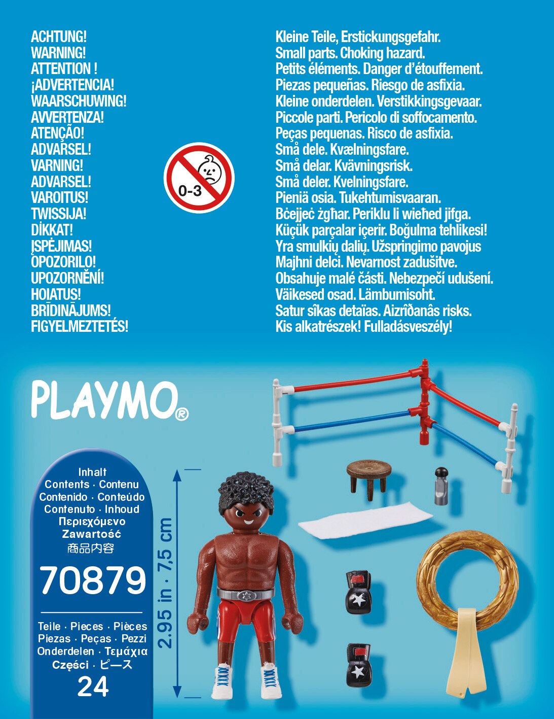 Figura Campeón de Boxeo Playmobil Special Plus 4