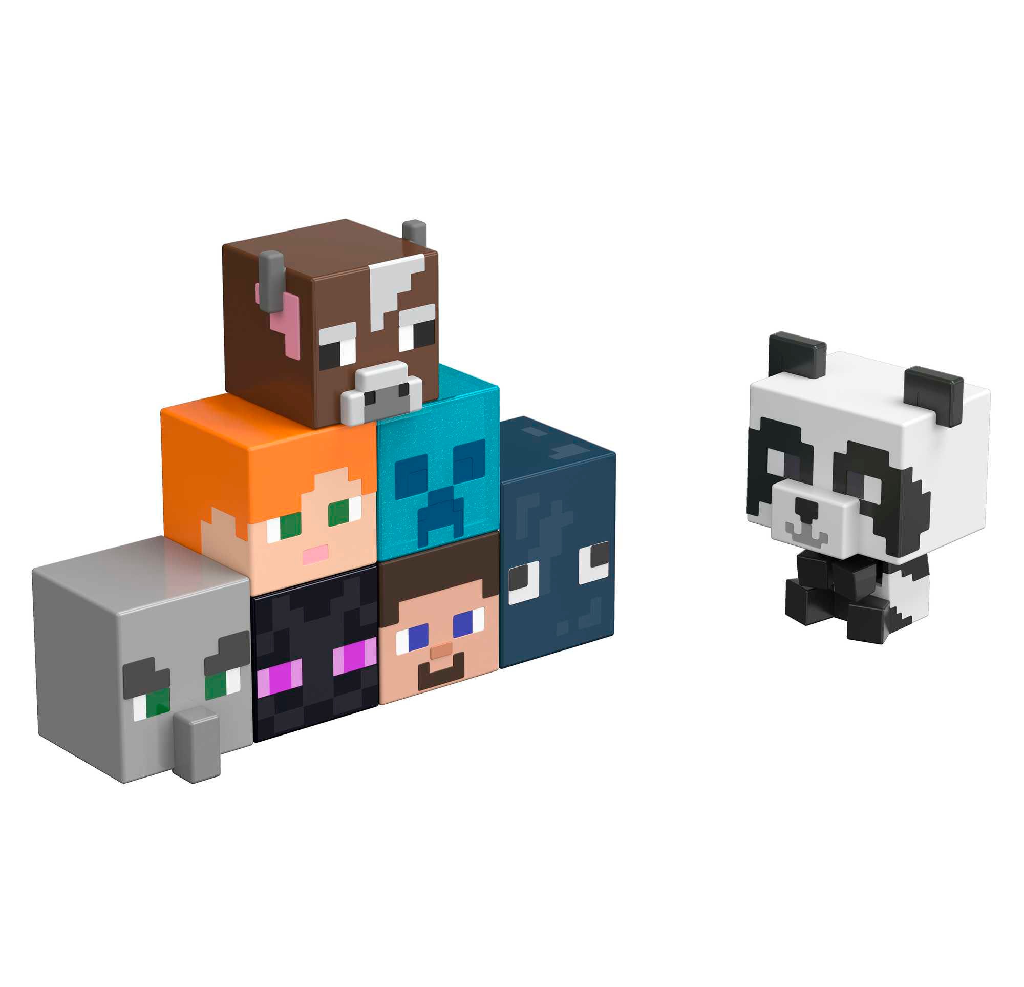Figura cabezón Minecraft Minis Mattel 3
