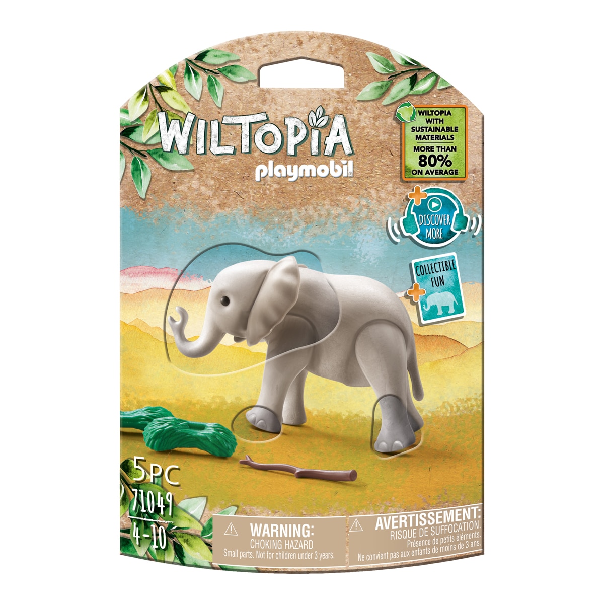 Imagen 0 de Figura Elefante Joven Animales Playmobil Wiltopia