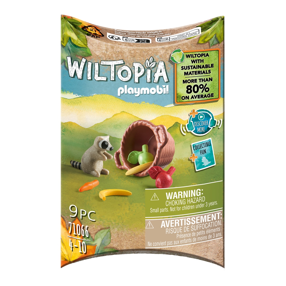 Figura Guaxinim Animais Playmobil Wiltopia 1