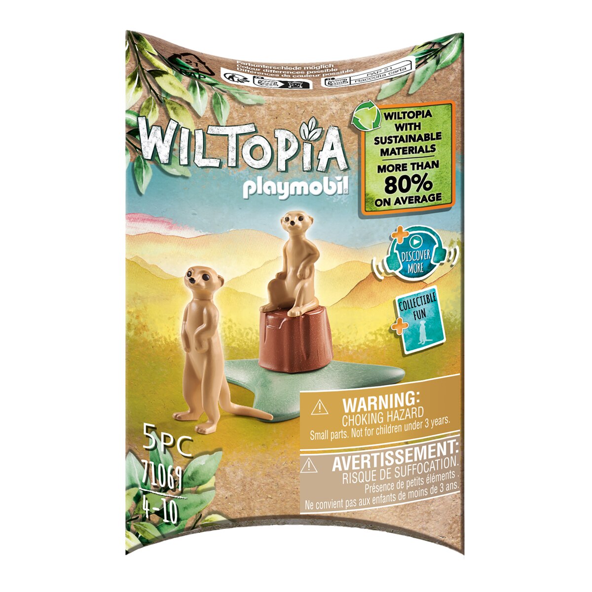 Figura Suricatas Animais Playmobil Wiltopia 1