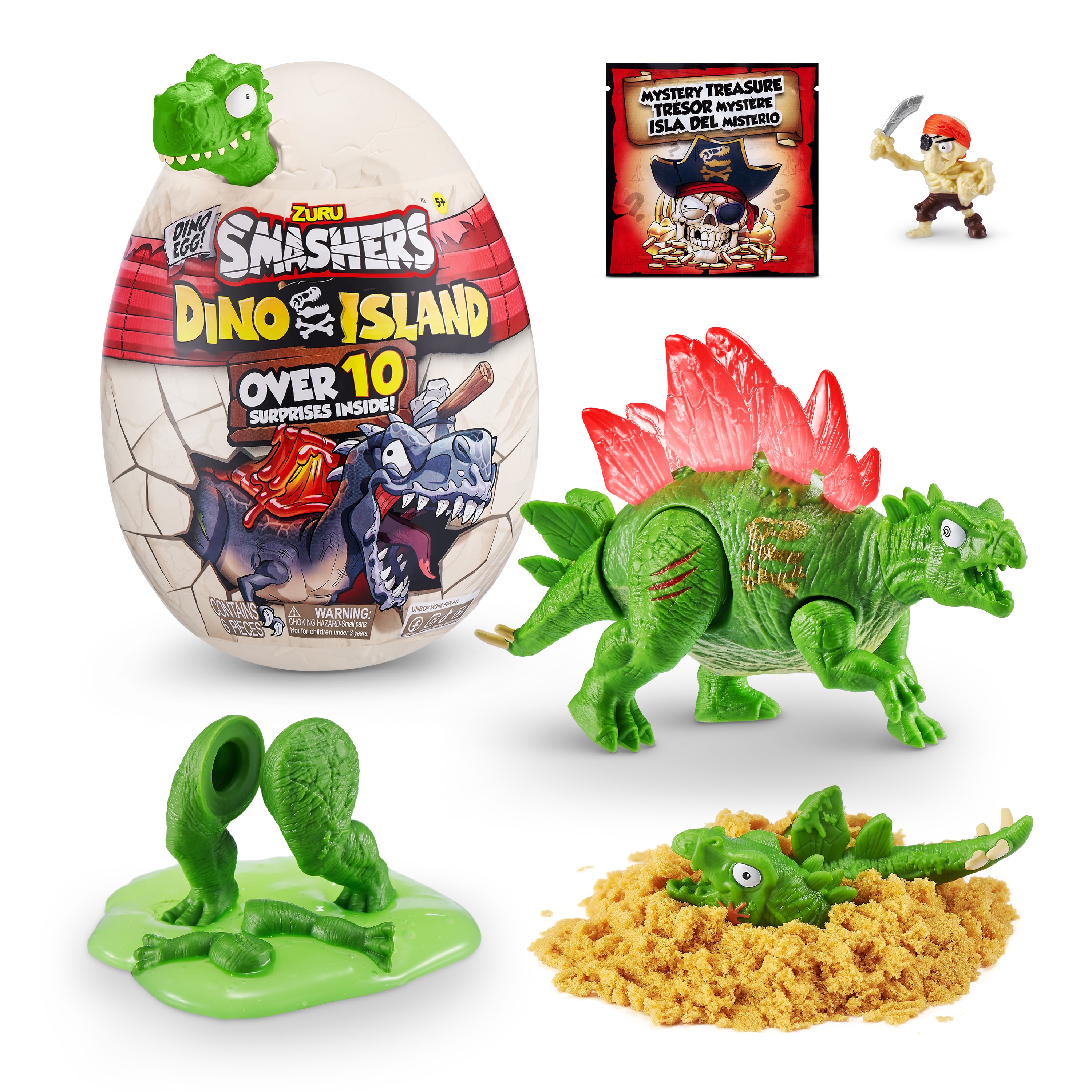 Huevo sorpresa medio Dino Island Bizak 3