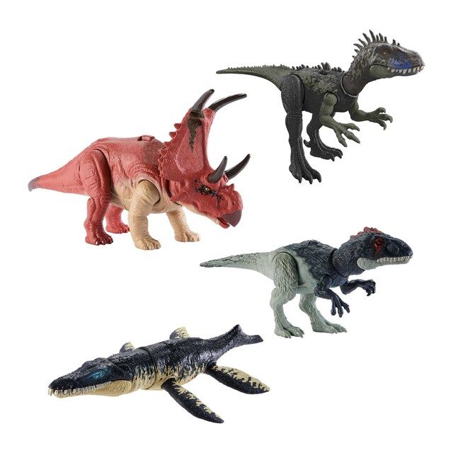 Figura Dinosaurio Wild Roar Jurassic World modelos surtidos