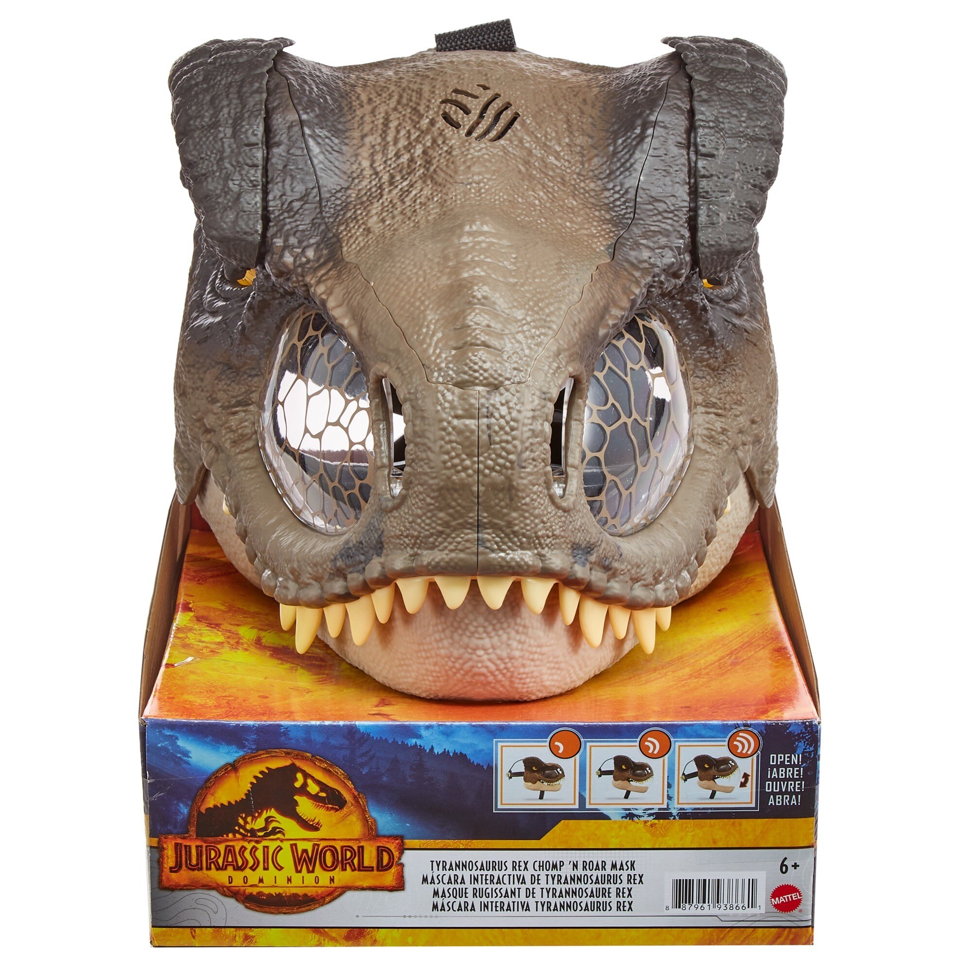 Máscara Mastica y Ruge Jurassic World 6