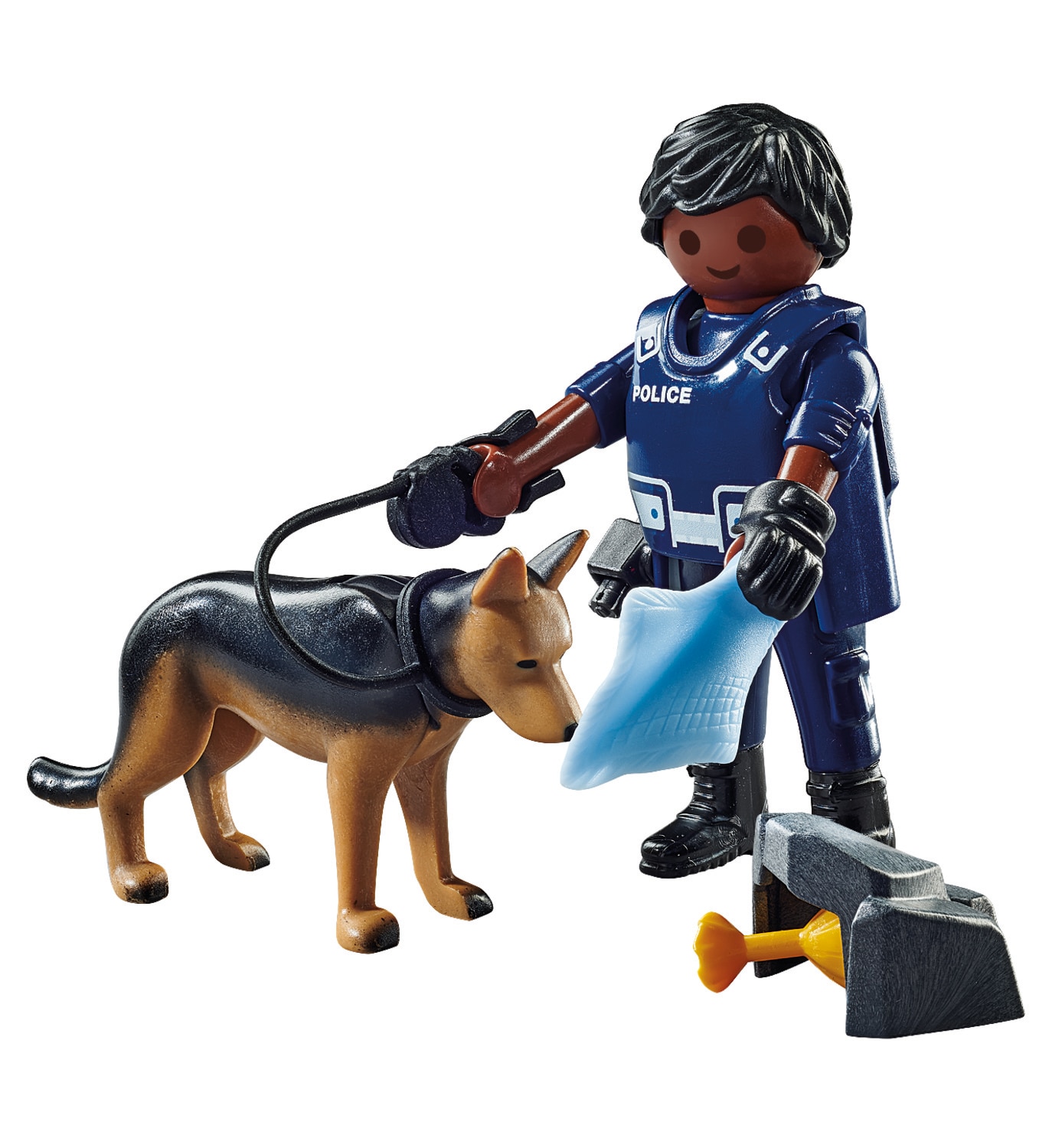 Figura Policía con perro y accesorios Playmobil Special Plus 3