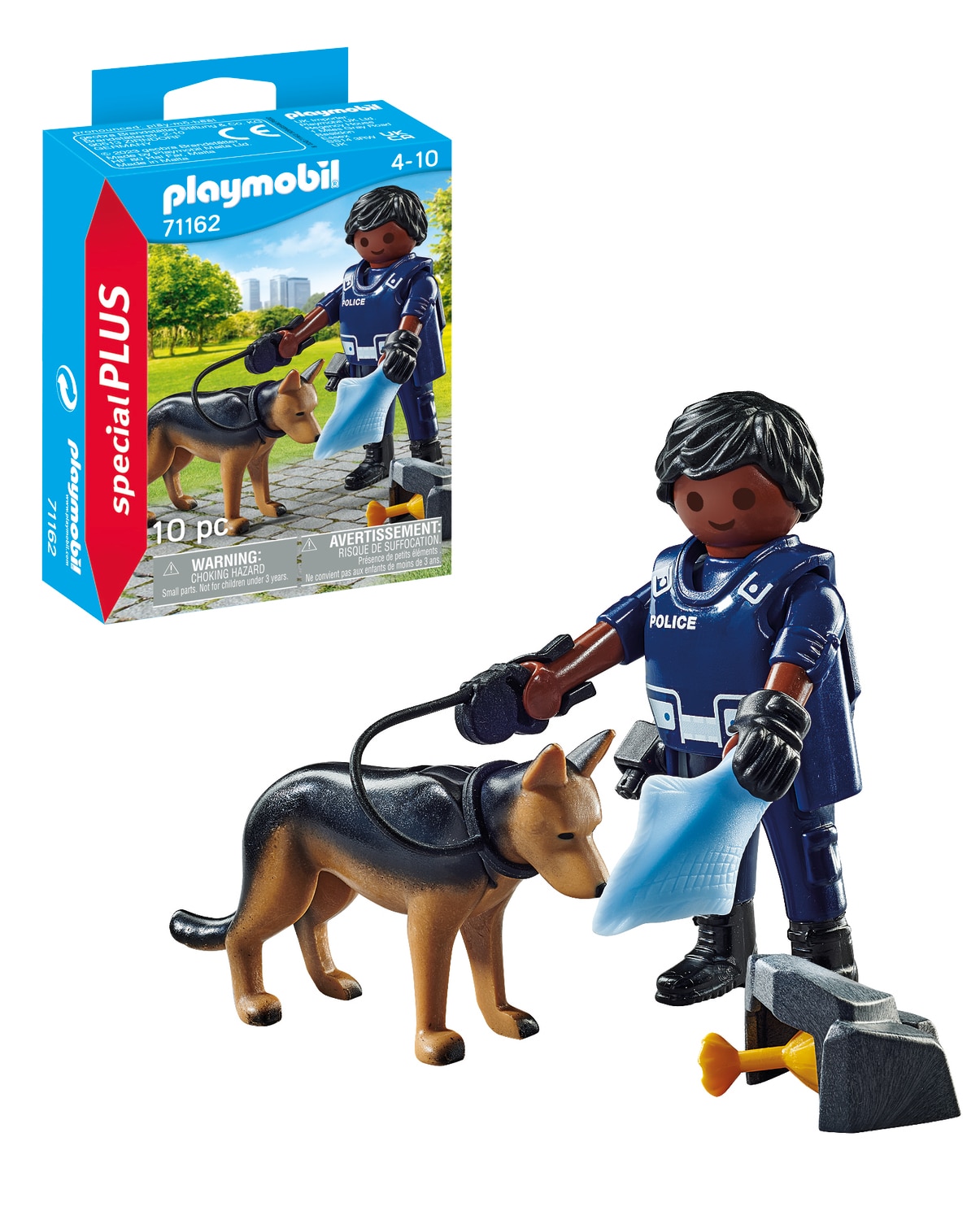 Figura Policía con perro y accesorios Playmobil Special Plus 4