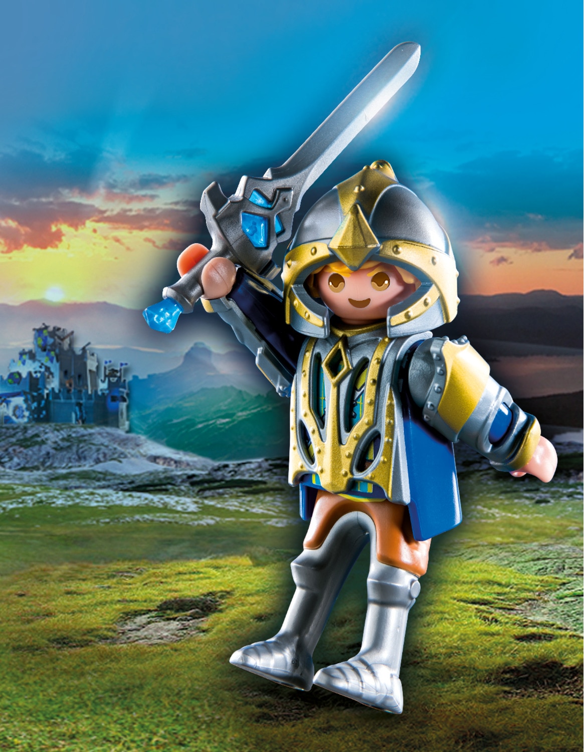 Figura Arwynn com Armadura Invictus Playmobil Novelmore 2
