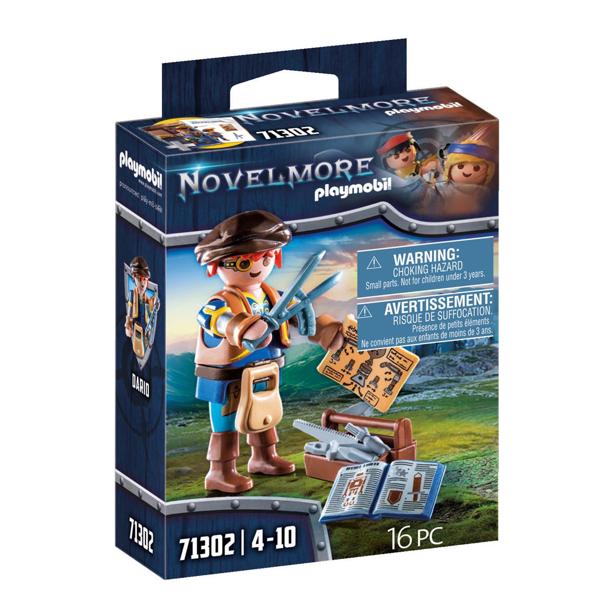 Imagen 0 de Figura Dario con herramientas Playmobil Novelmore