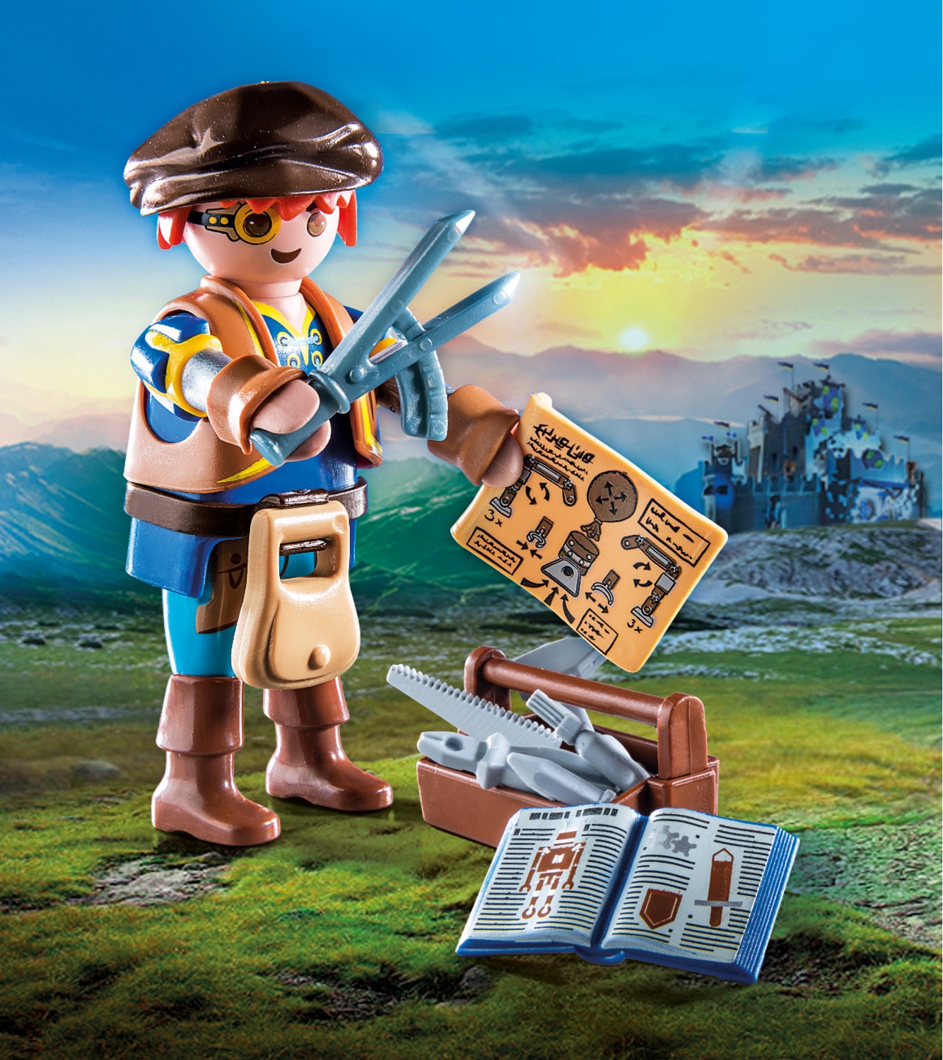 Figura Dario con herramientas Playmobil Novelmore 2