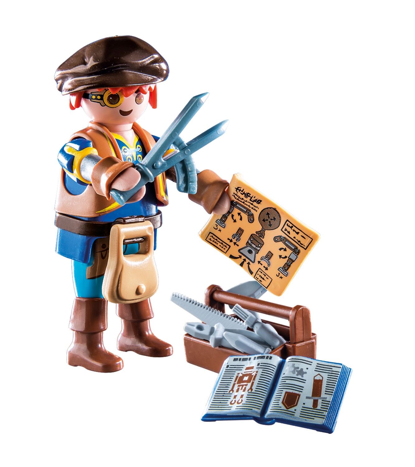 Figura Dario con herramientas Playmobil Novelmore 3