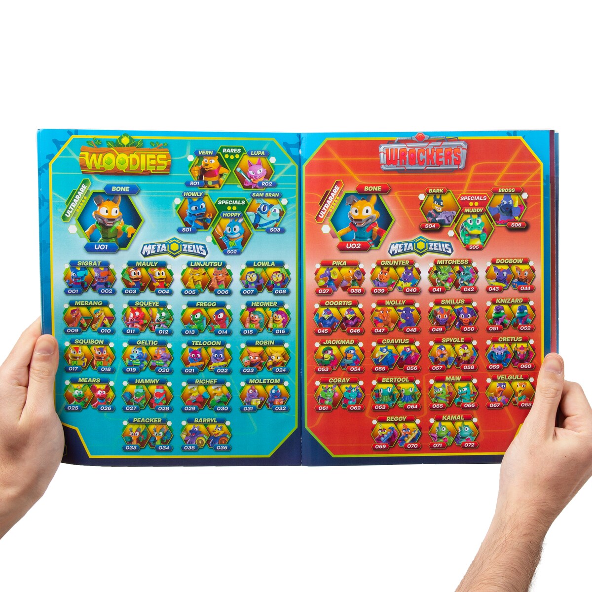 Starter pack álbum con figura Metazells 8