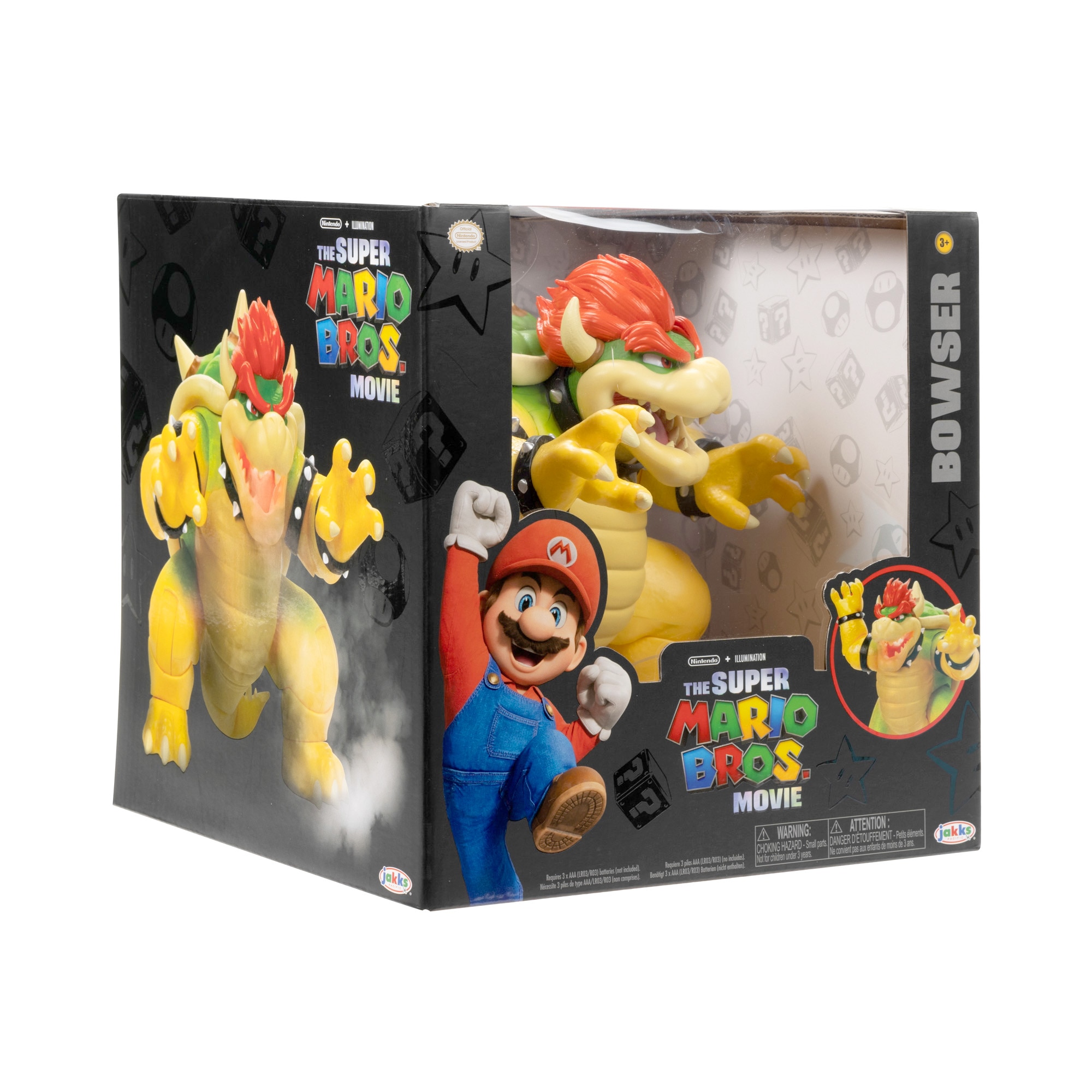 Figura Grande Bowser con funciones  Super Mario Bros La Película 6