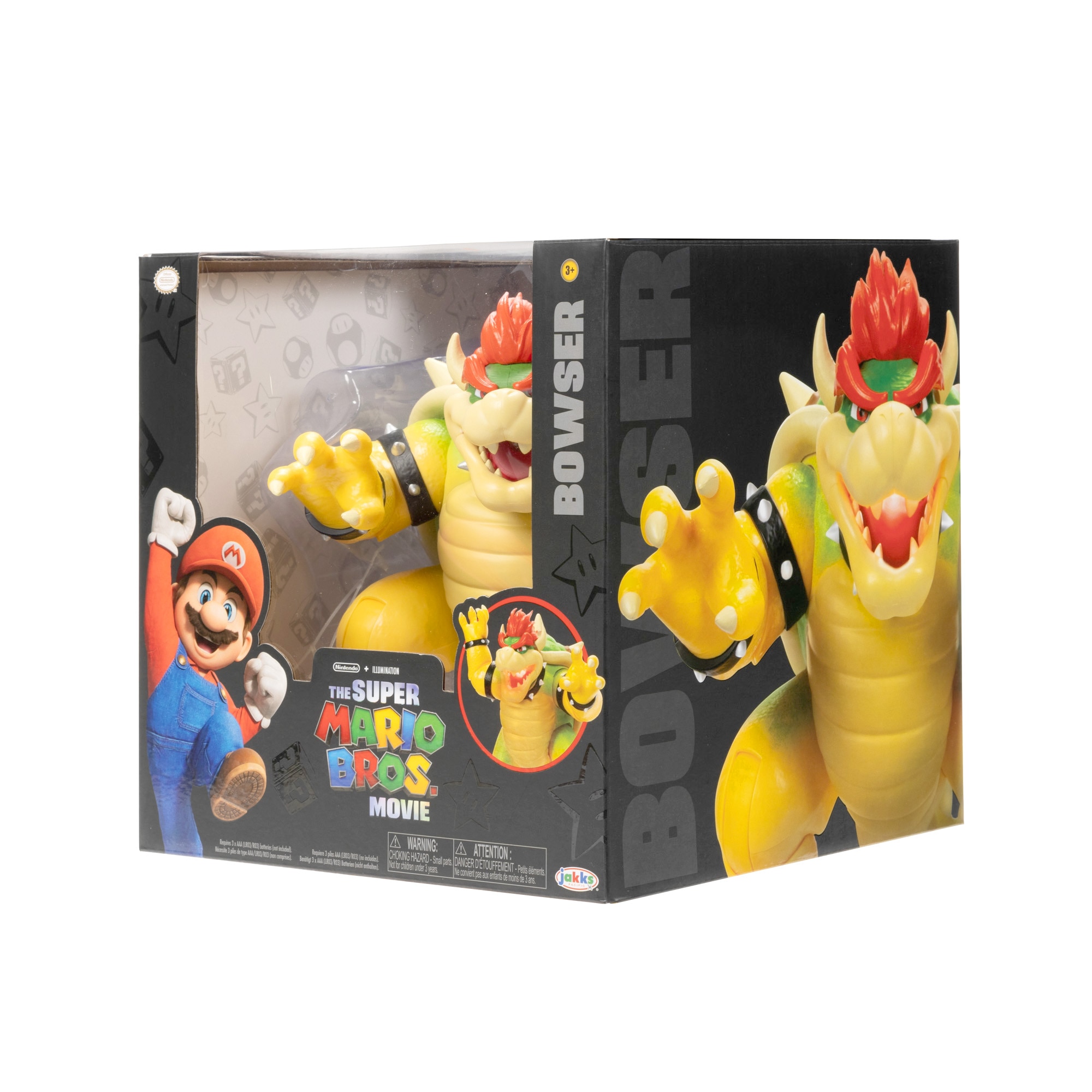 Figura Grande Bowser con funciones  Super Mario Bros La Película 7