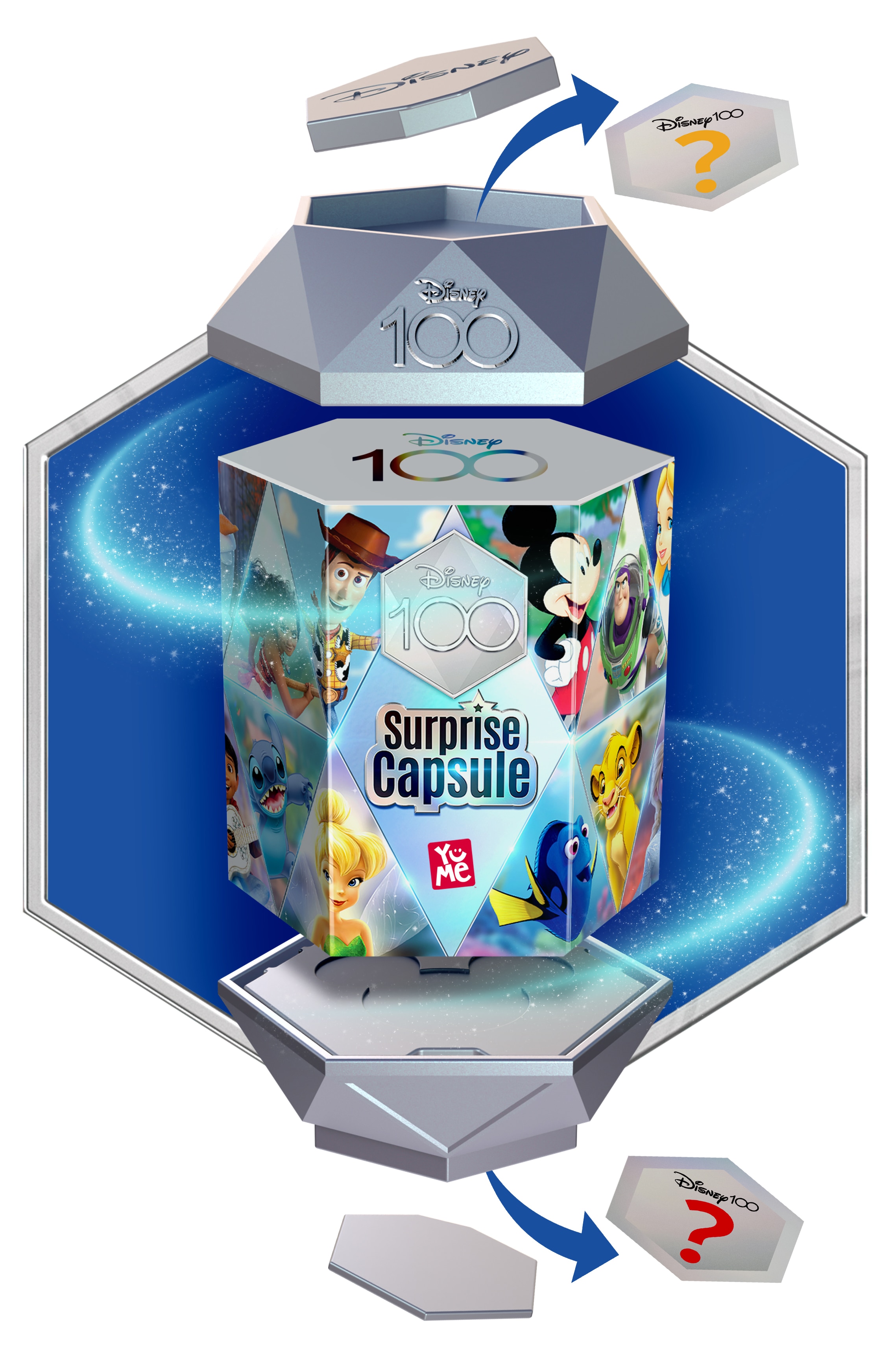 Cápsula Sorpresa Disney 100 Aniversario modelos surtidos 7