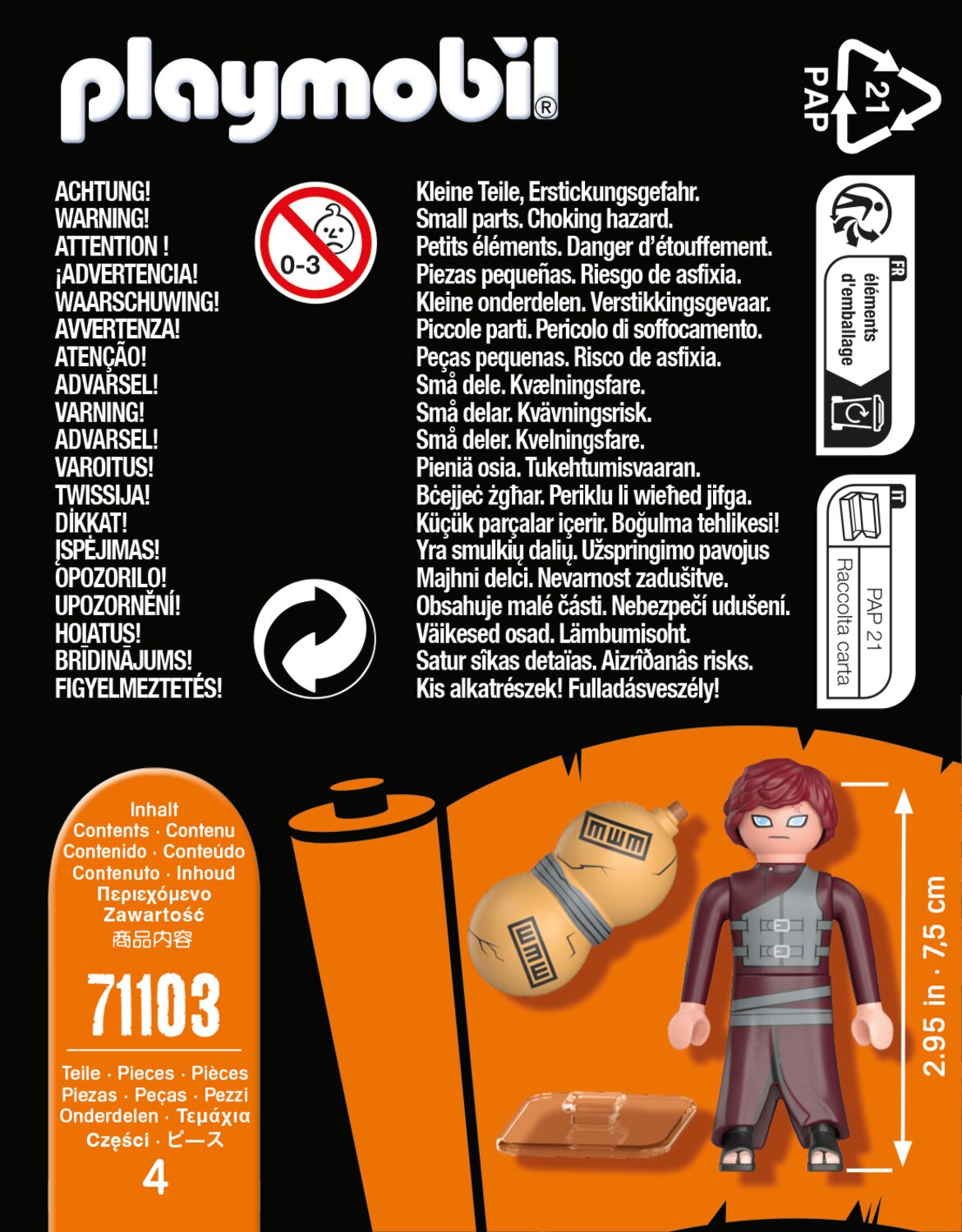 Figura Gaara Playmobil 5