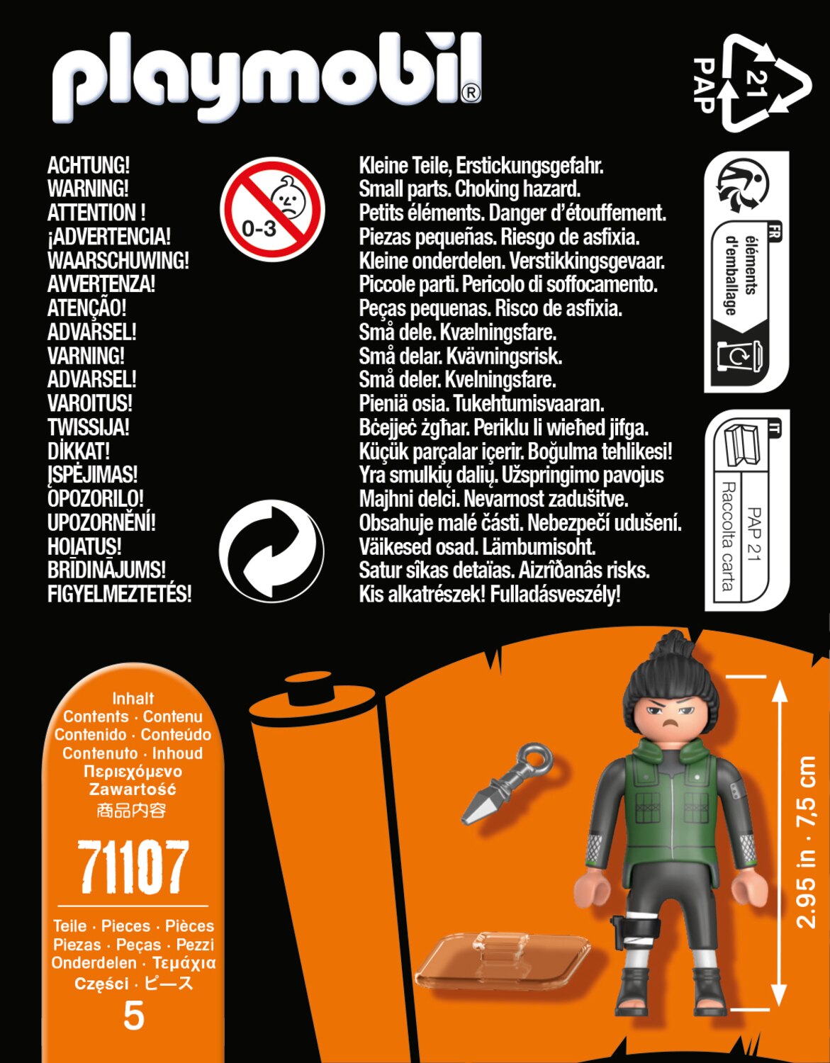 Figura Shikamaru Playmobil Naruto 5