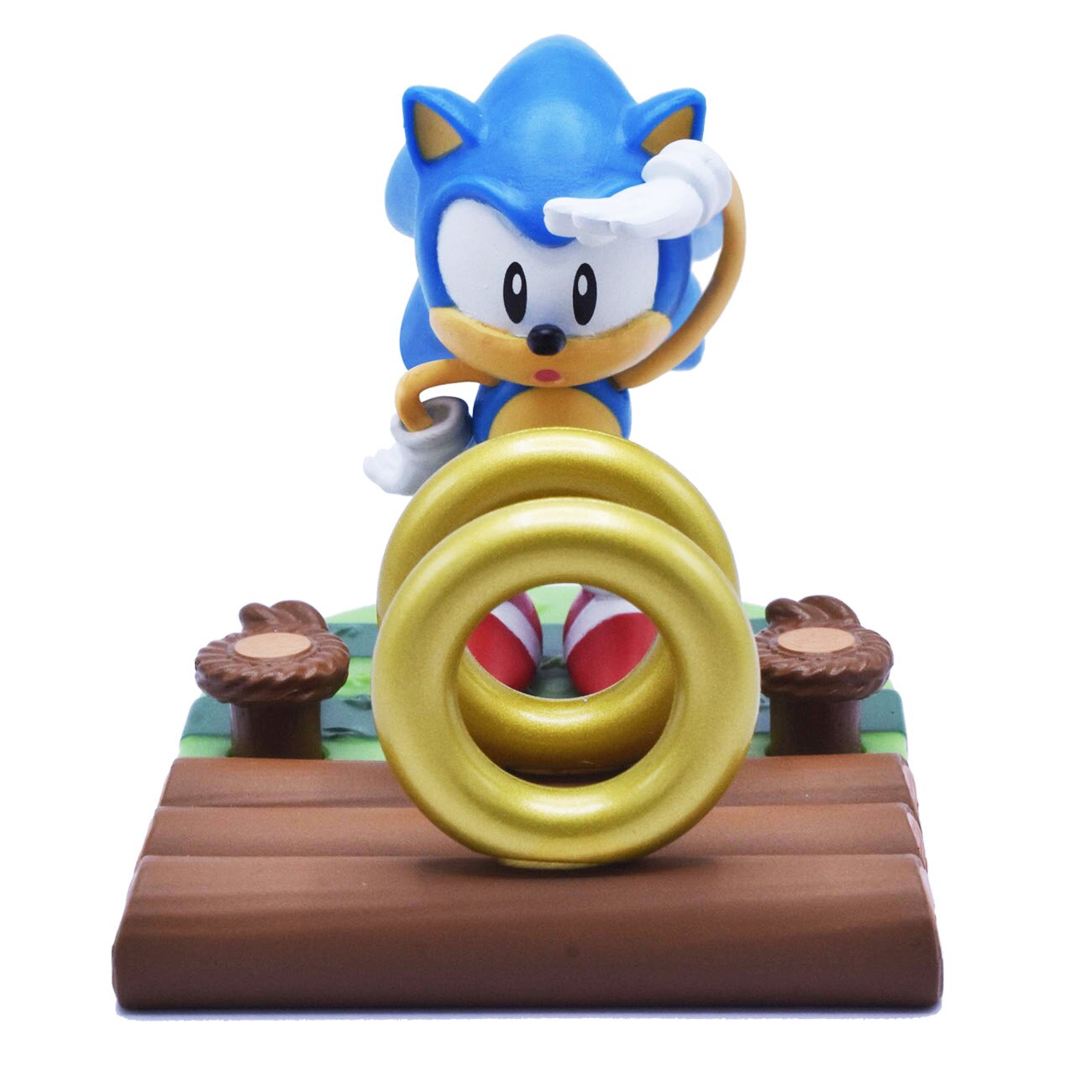 Figura sorpresa 8 cm con diorama para montar Sonic modelos surtidos 11