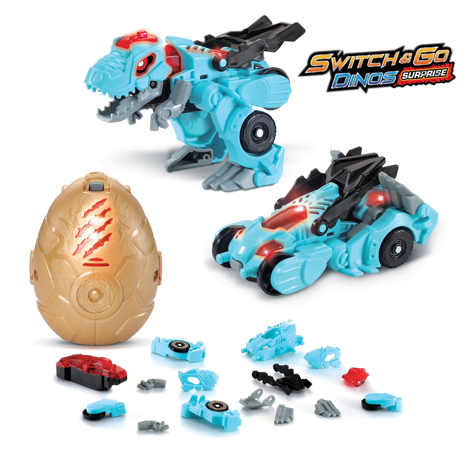 Switch&Go Dinos surtido Huevos sorpresa para coleccionar de Juguete 2 en 1 transformable Dino-Car VTech 2
