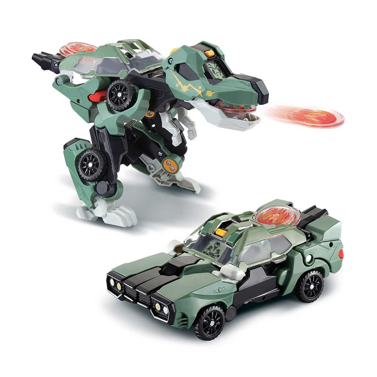 Switch&Go Dinos Sport el T-Rex coche deportivo, Juguete de Dinosaurio que se transforma en vehículo VTech 1