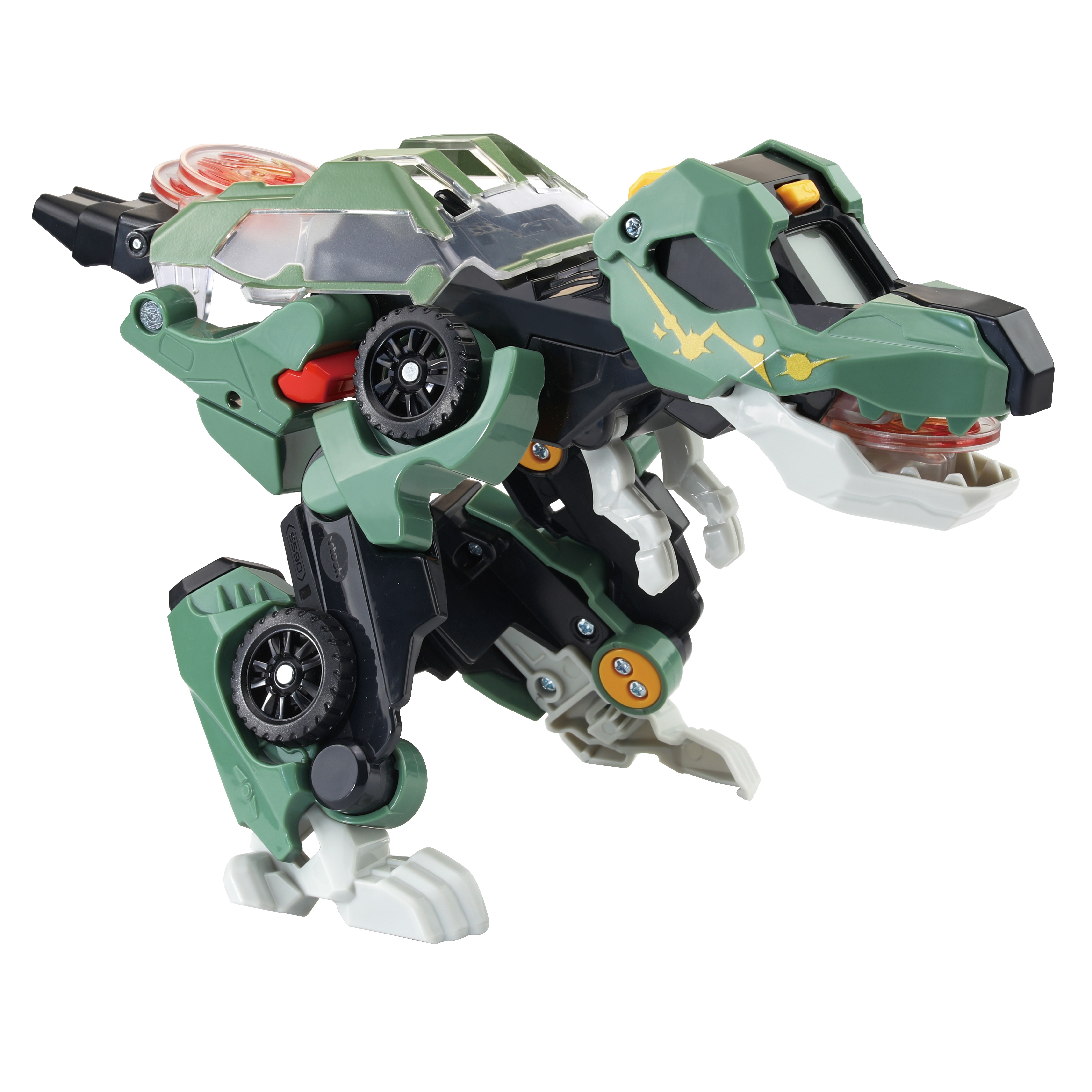 Switch&Go Dinos Sport el T-Rex coche deportivo, Juguete de Dinosaurio que se transforma en vehículo VTech 2