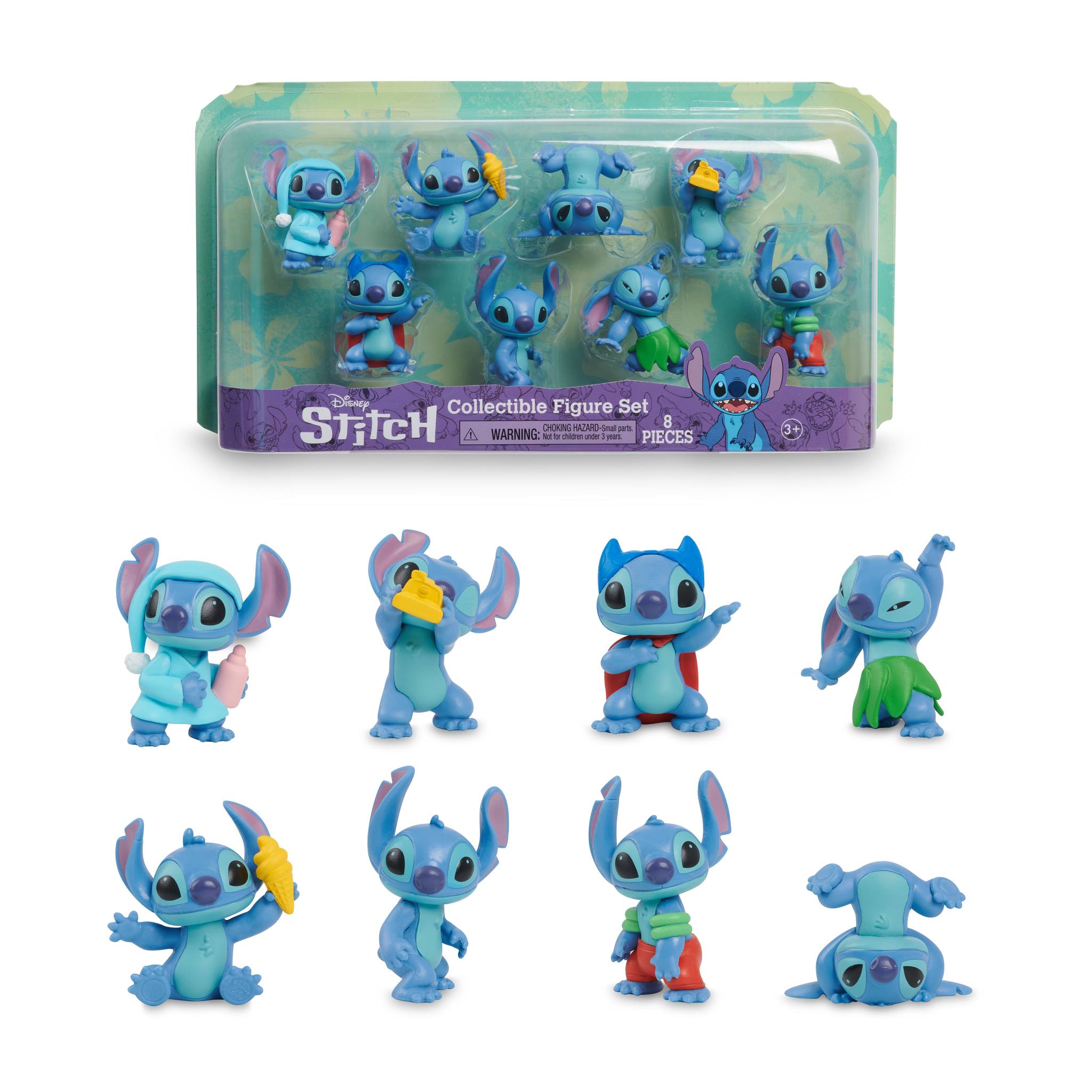Figuras Stitch Collectible Figure Set x 8 3