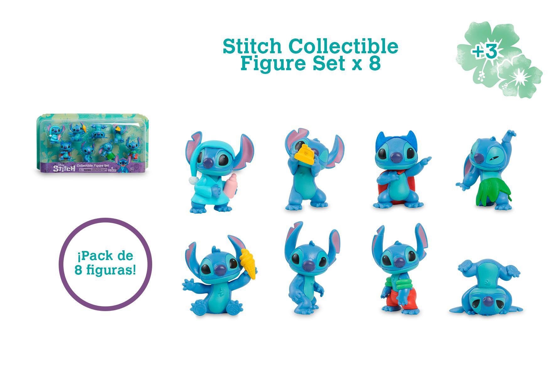 Figuras Stitch Collectible Figure Set x 8 5