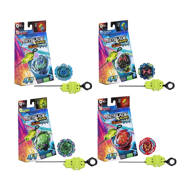 Imagen 0 de Kit Inicial Beyblade Burst Quadstrike modelos surtidos