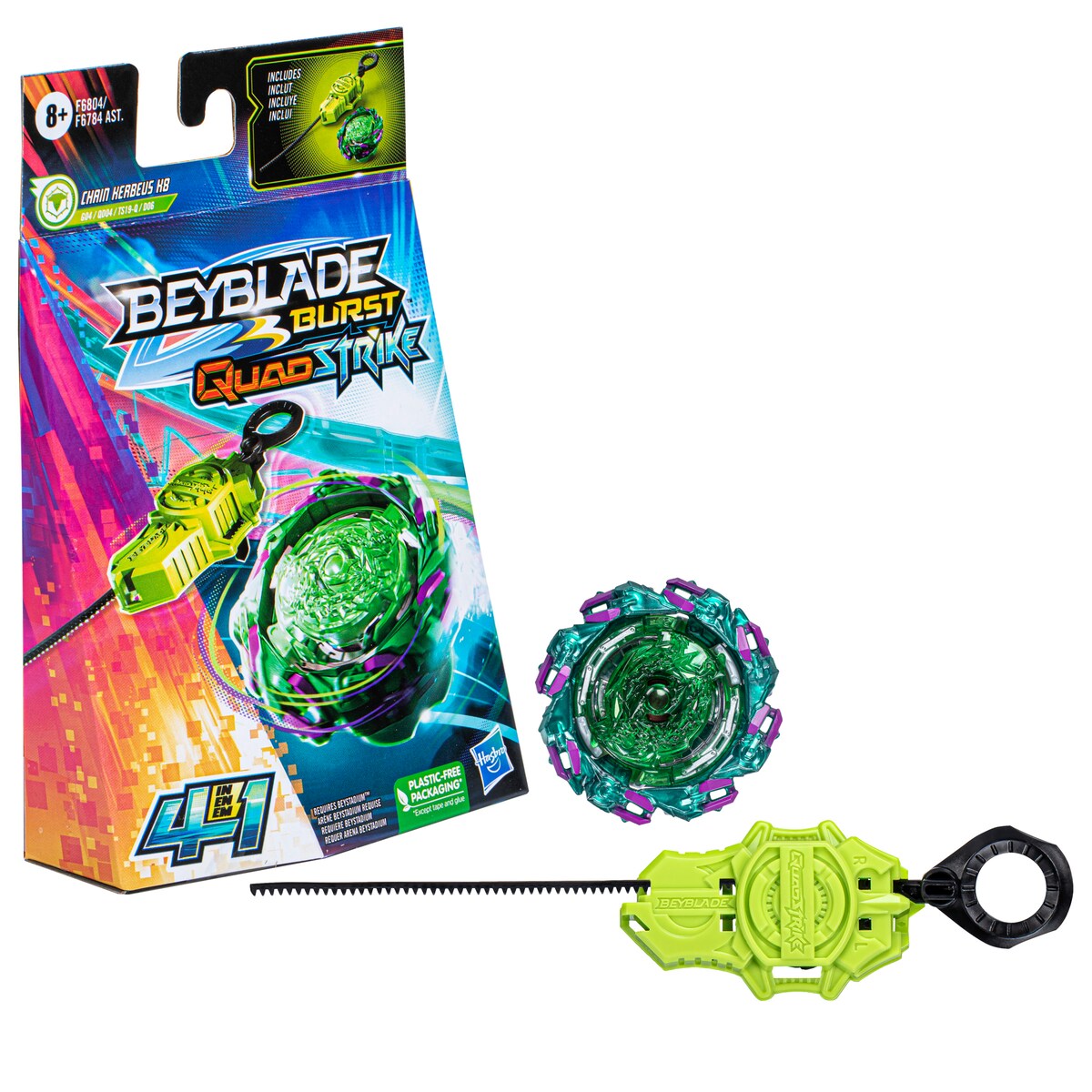 Kit Inicial Beyblade Burst Quadstrike 2