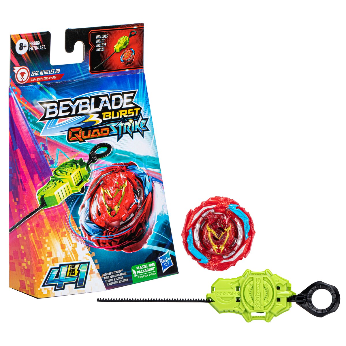 Kit Inicial Beyblade Burst Quadstrike 4