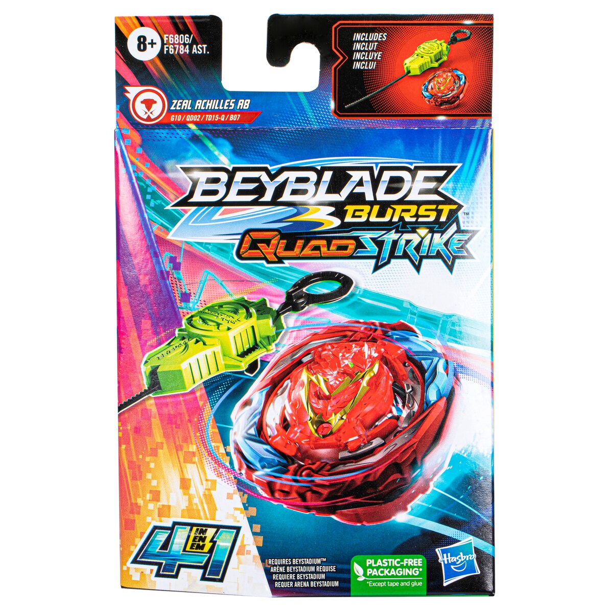 Kit Inicial Beyblade Burst Quadstrike 11