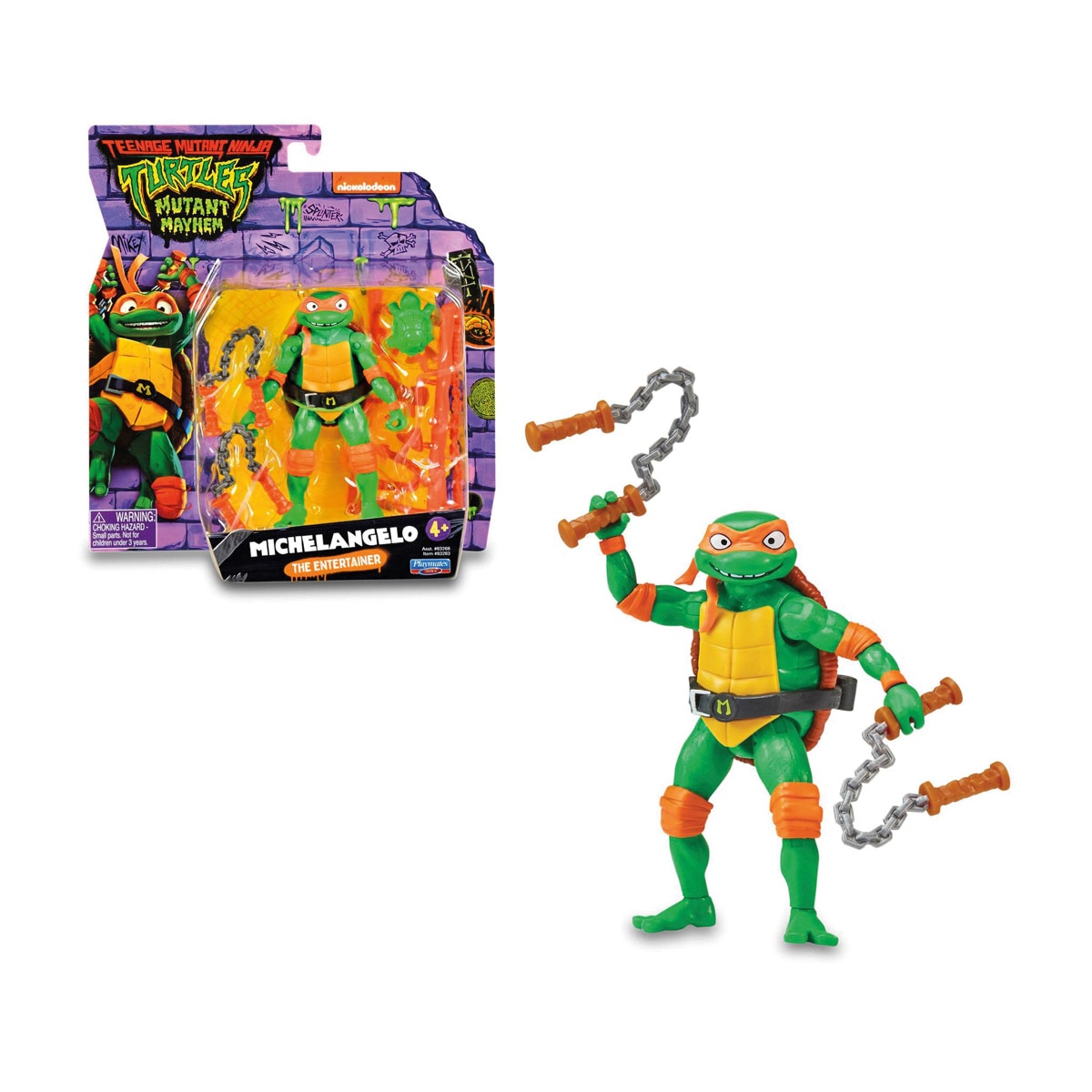 Figura básica Tortugas Ninja Famosa modelos surtidos 3