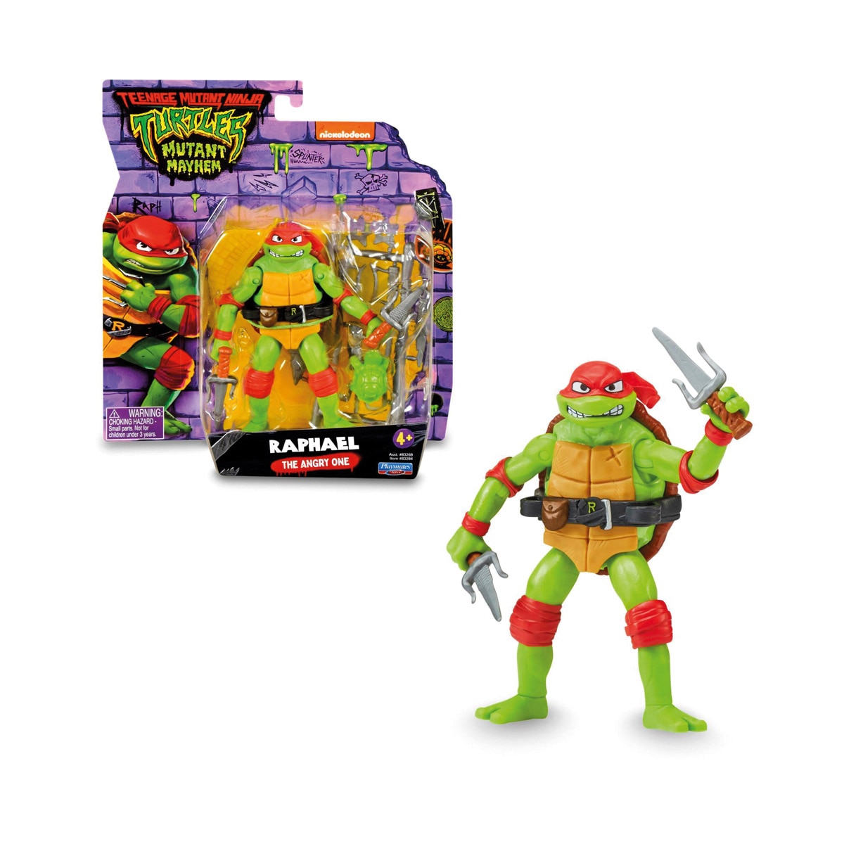 Figura básica Tortugas Ninja Famosa modelos surtidos 4