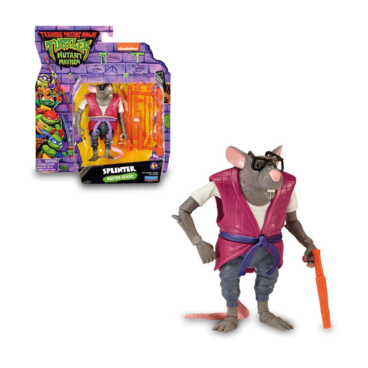 Figura básica Tortugas Ninja Famosa modelos surtidos 8