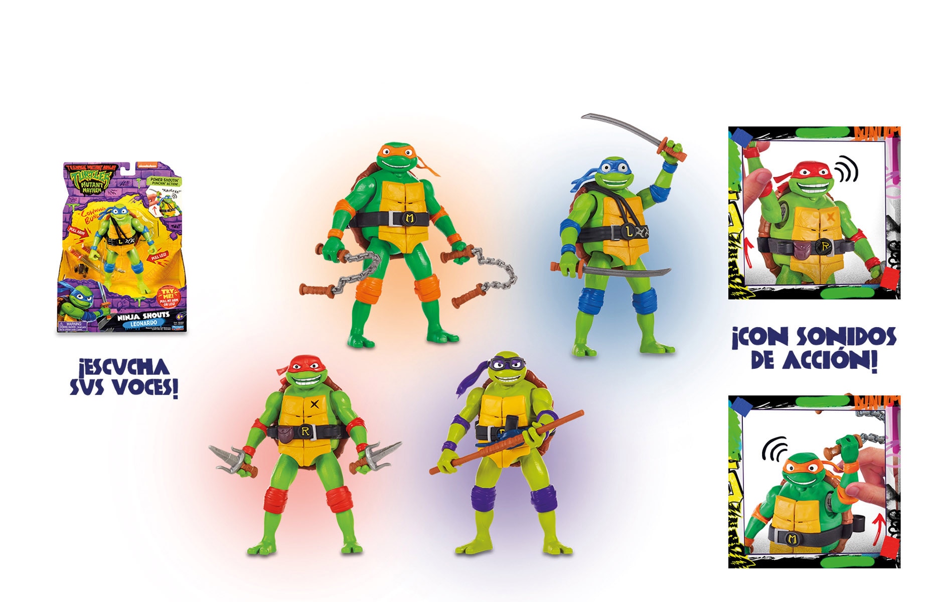 Figura deluxe Tortugas Ninja Famosa 2