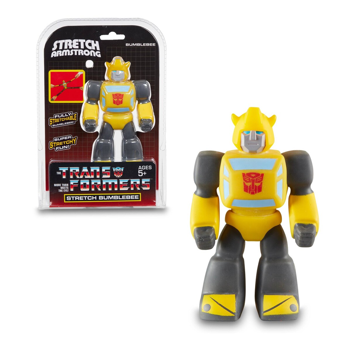 Figura Stretch Mini Transformers Bumblebee Famosa 4