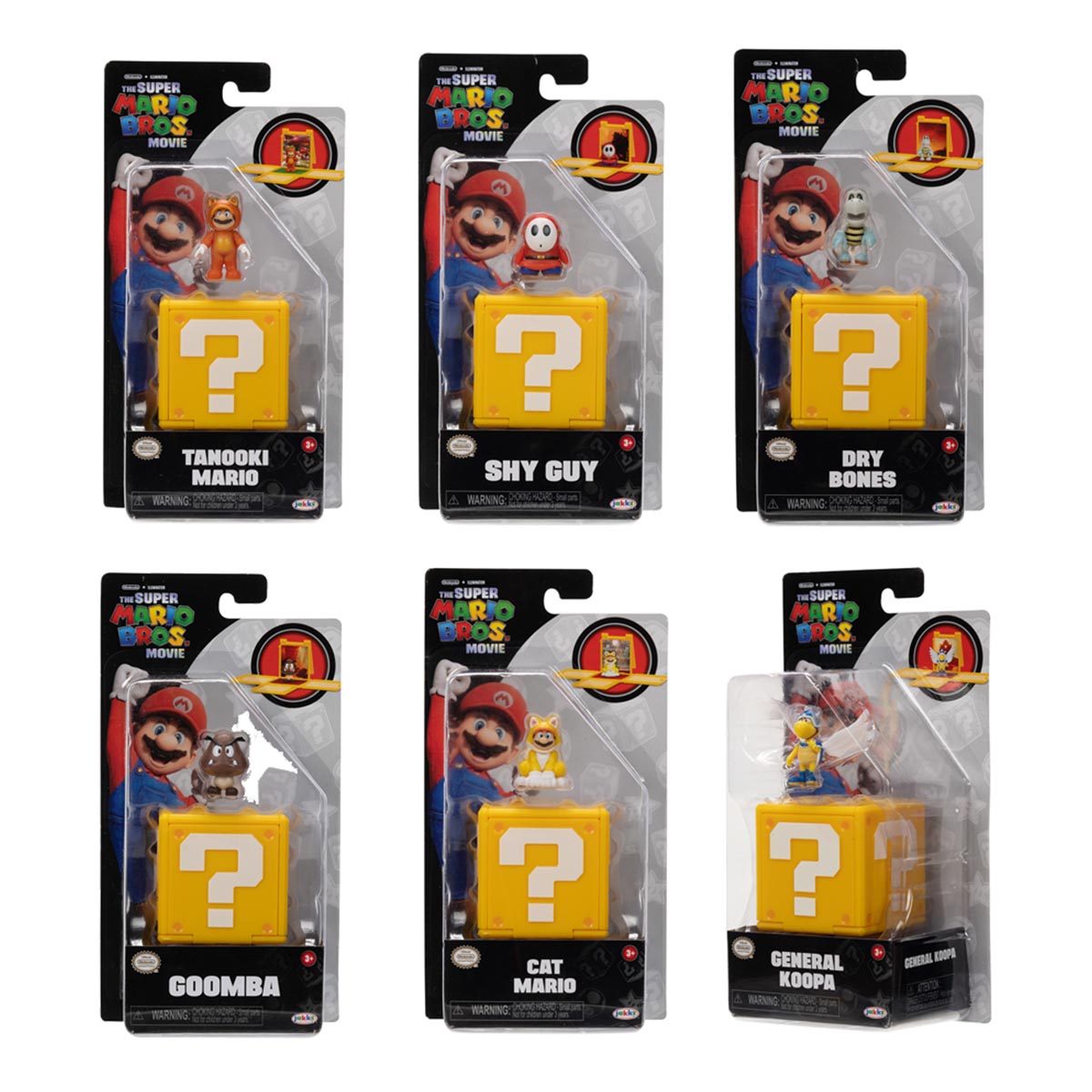 Imagen 0 de Mini Figuras articuladas surtidas Serie 2 Super Mario Bros La Película Nintendo