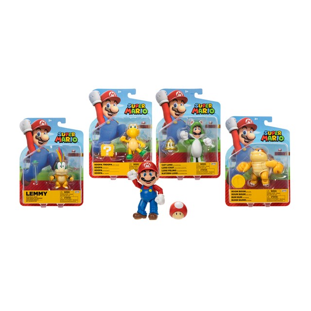 Figuras de acción articuladas surtidas 10 cm Serie 33 Super Mario Nintendo