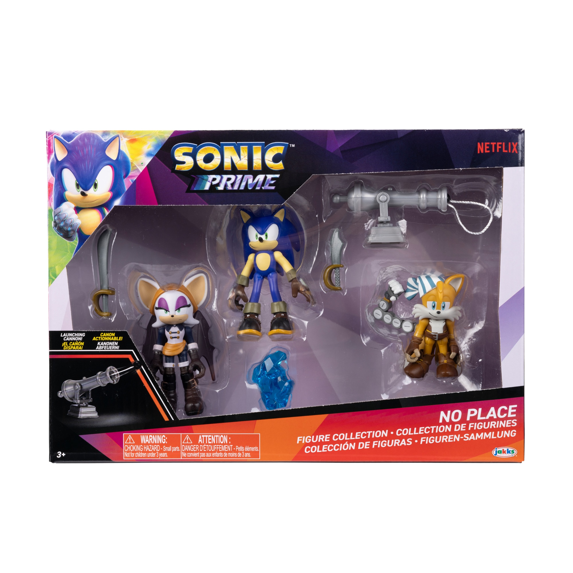 Multipack de 3 Figuras de colección 6 cm Serie 2 Sonic Prime Sega 2