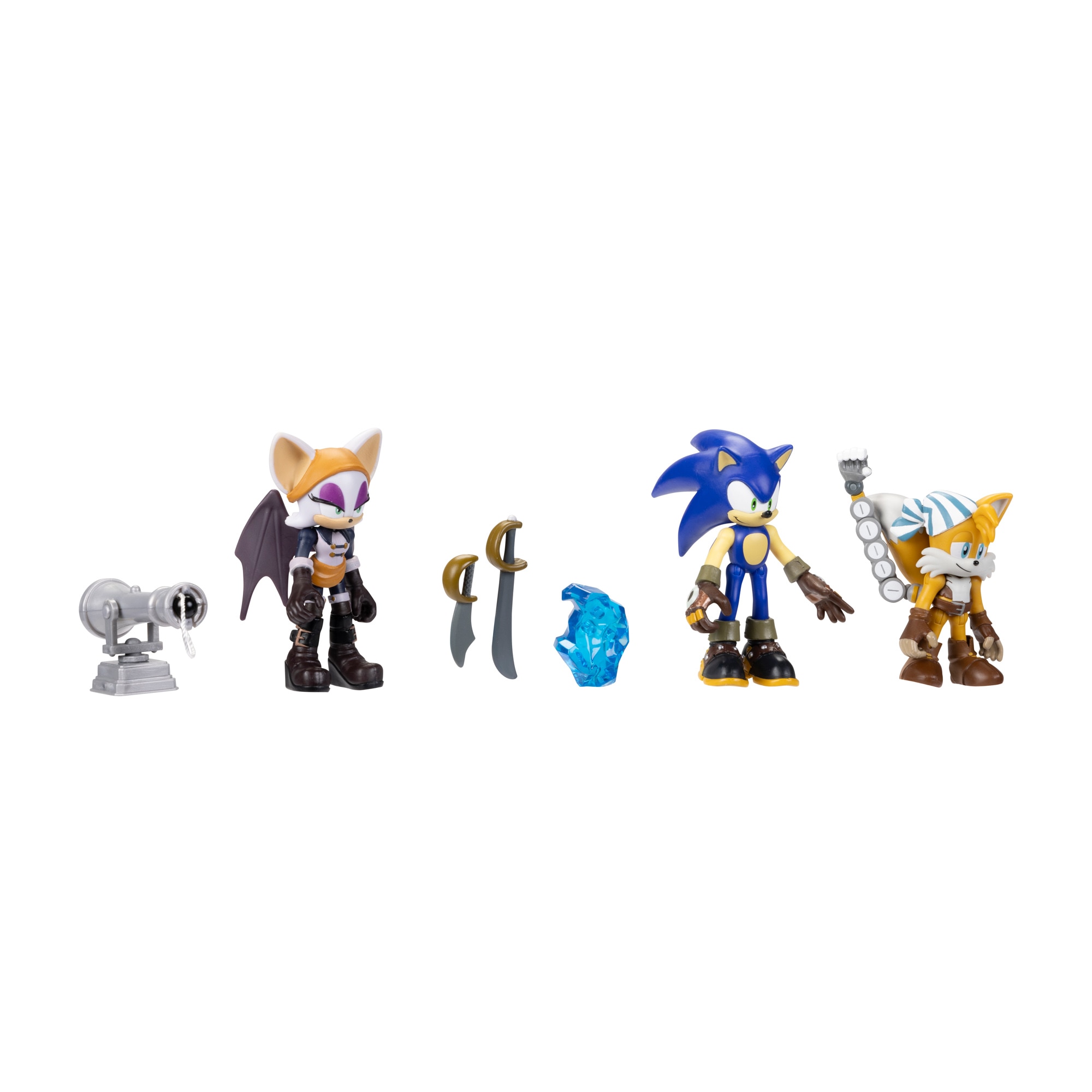 Multipack de 3 Figuras de colección 6 cm Serie 2 Sonic Prime Sega 3