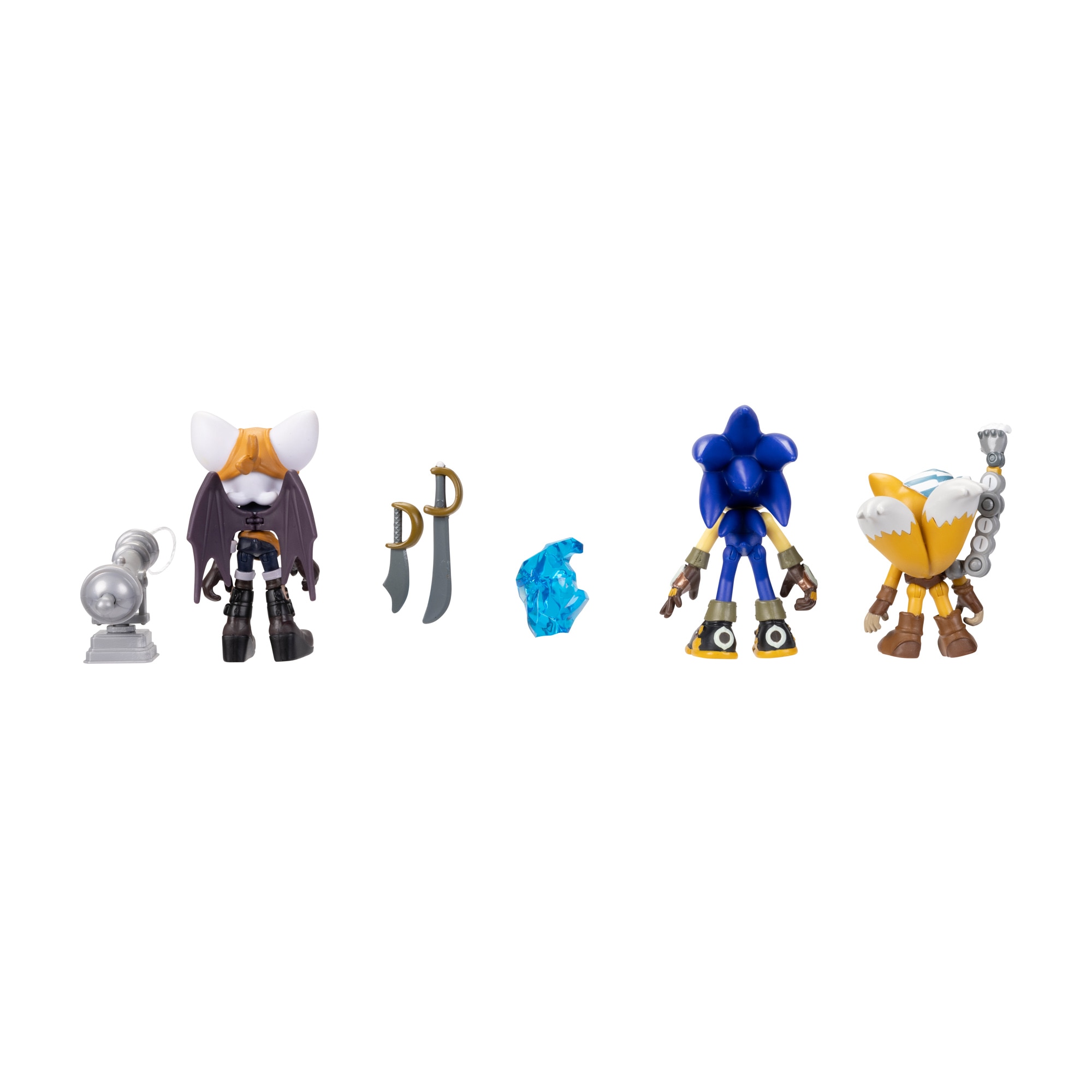 Multipack de 3 Figuras de colección 6 cm Serie 2 Sonic Prime Sega 4