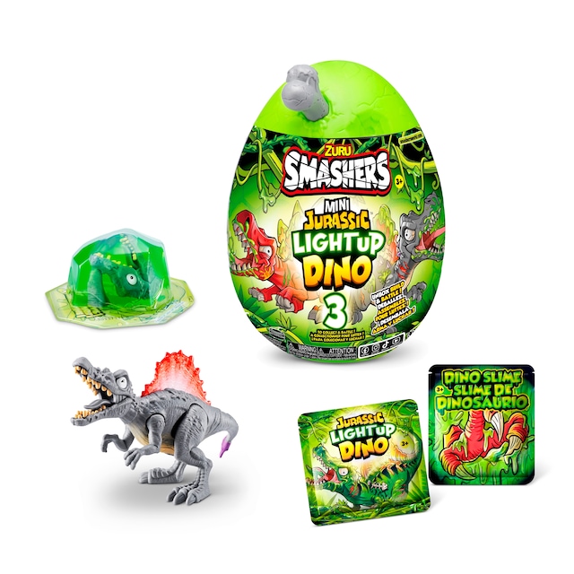 Huevo sorpresa surtido Dino Jurassic Smashers Zuru modelos surtidos