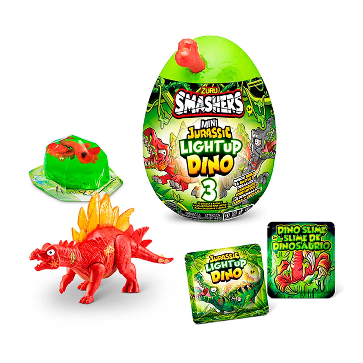 Huevo sorpresa surtido Dino Jurassic Smashers Zuru modelos surtidos 2