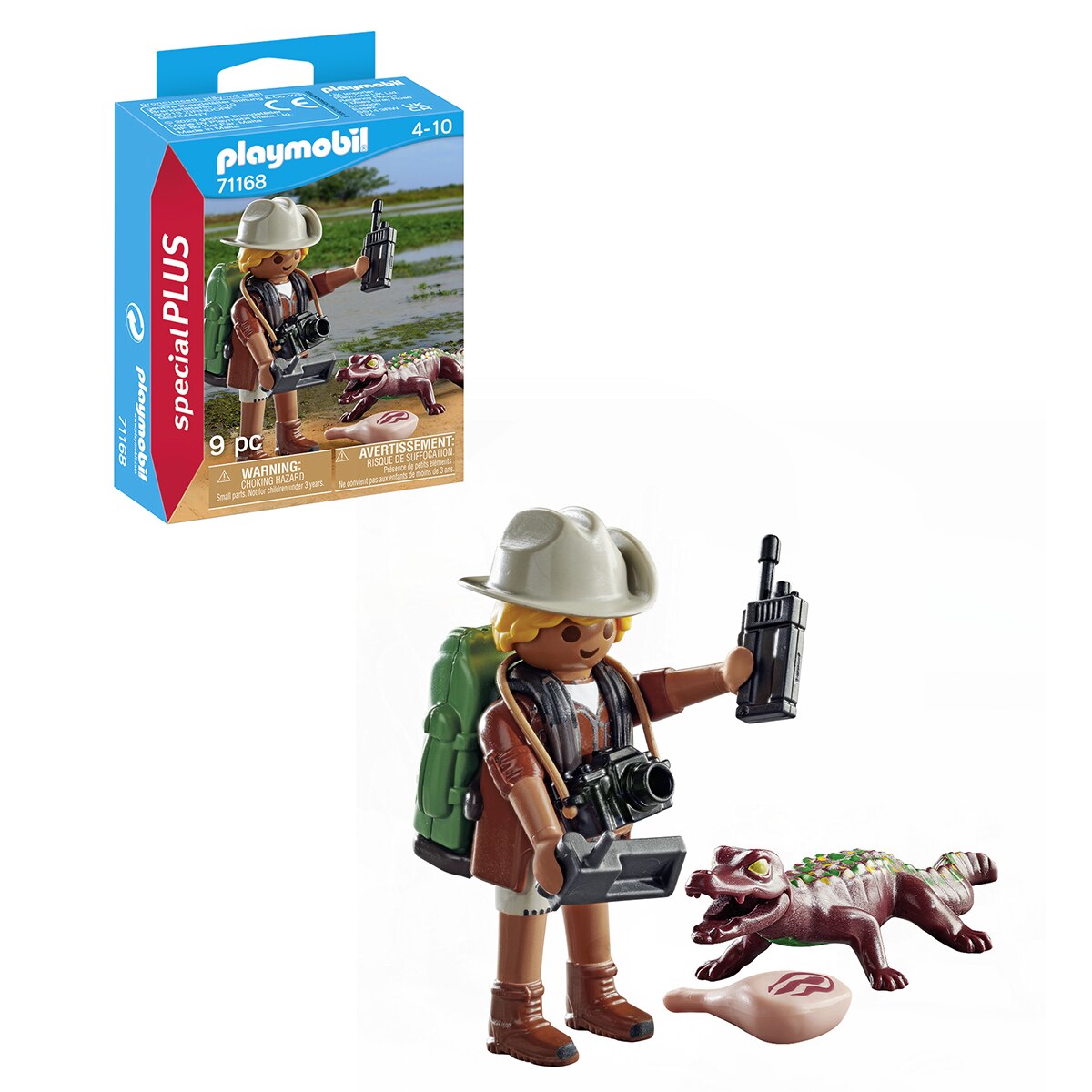 Explorador com Crocodilo Playmobil Special Plus 3