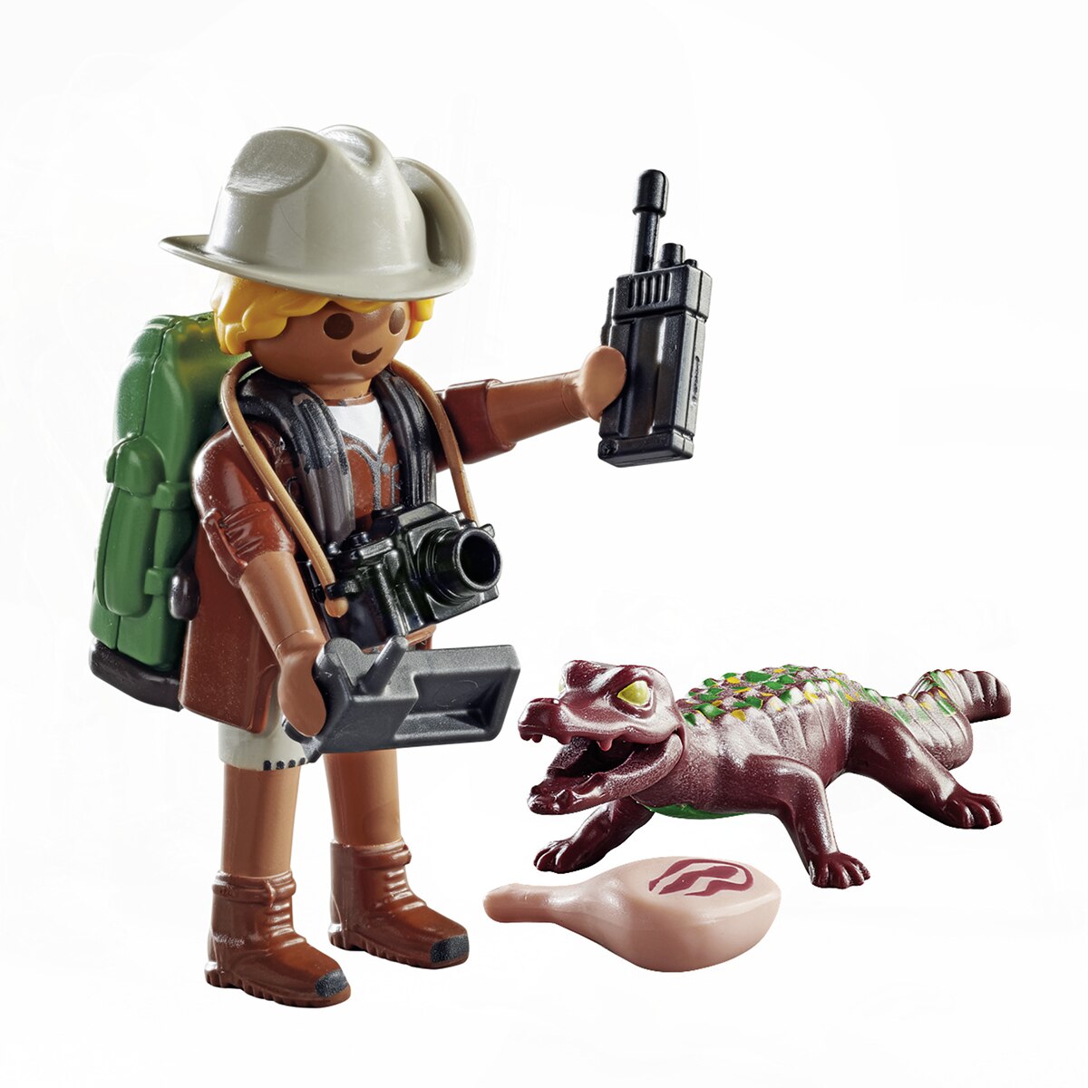 Explorador com Crocodilo Playmobil Special Plus 4