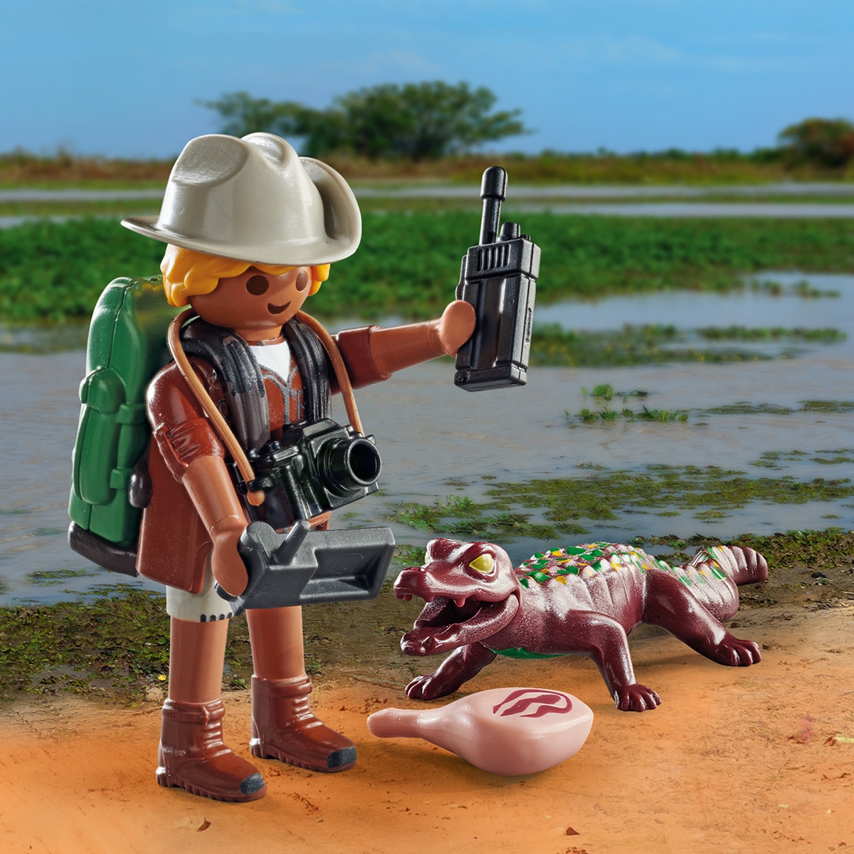 Explorador com Crocodilo Playmobil Special Plus 5
