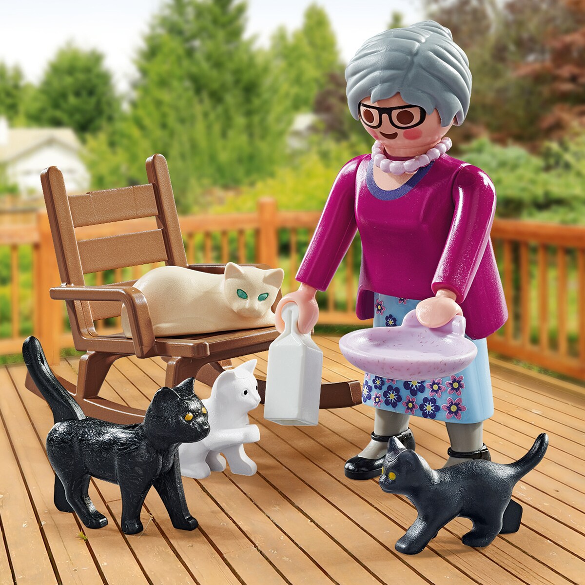 Abuela Con Gatos Playmobil Special Plus 4