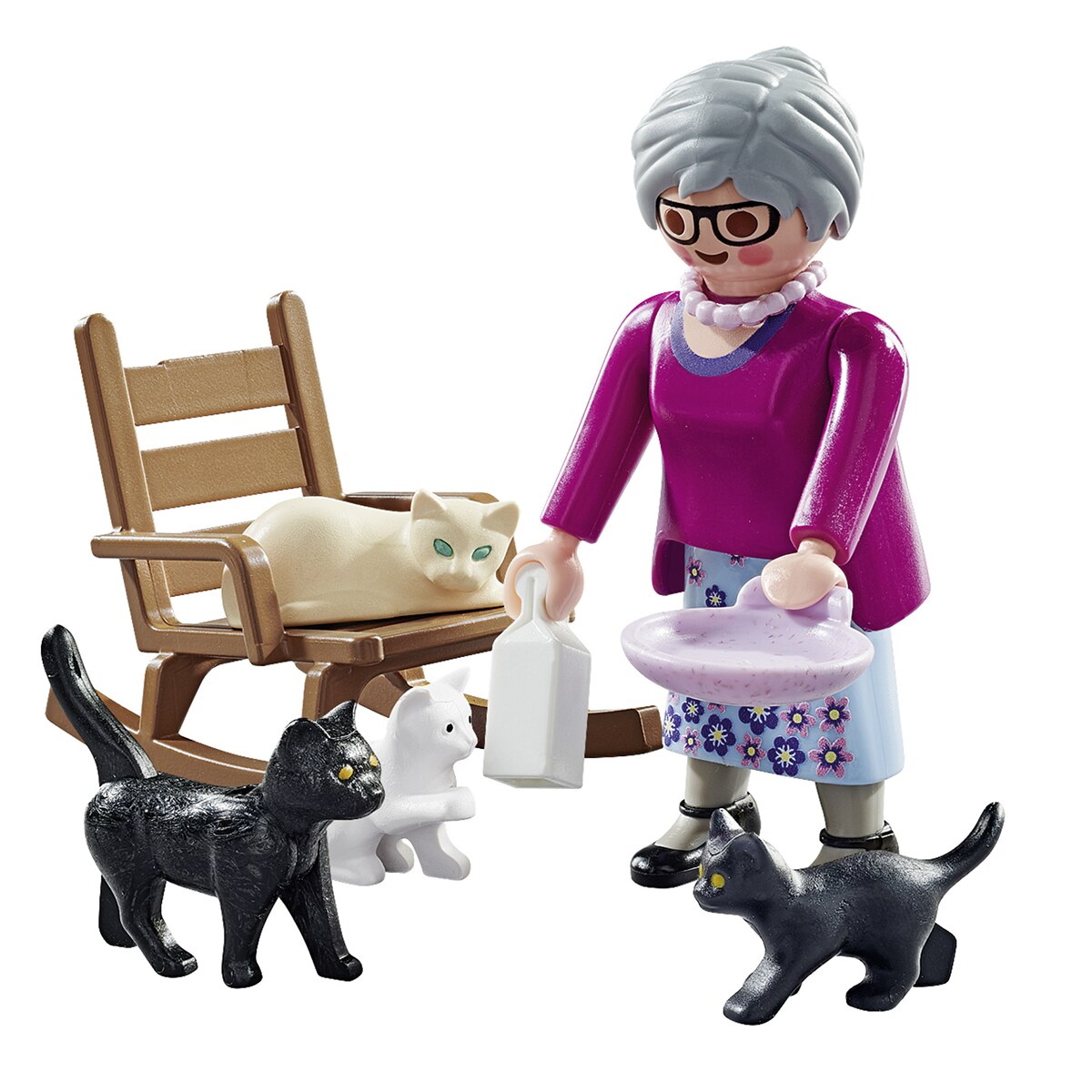 Abuela Con Gatos Playmobil Special Plus 5