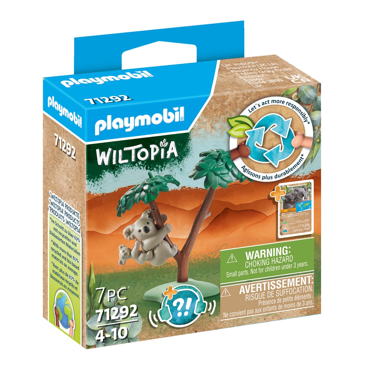 Wiltopia - Koala Con Bebé Playmobil 1