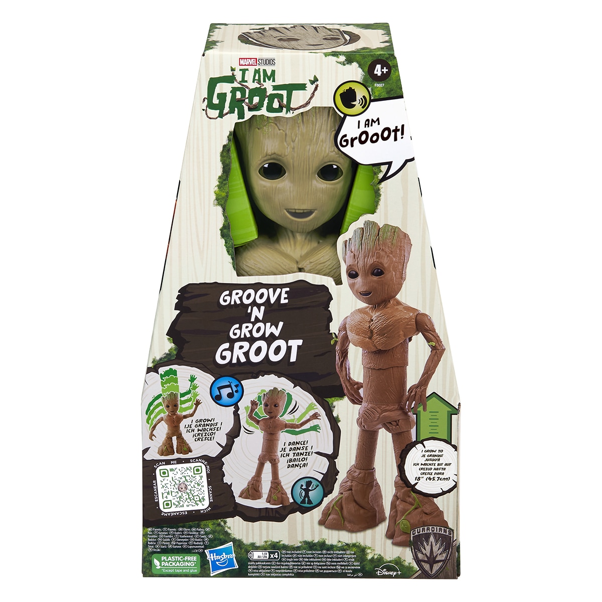 Figura Groot electrónico I am Groot Guardianes de la Galaxia Hasbro 3