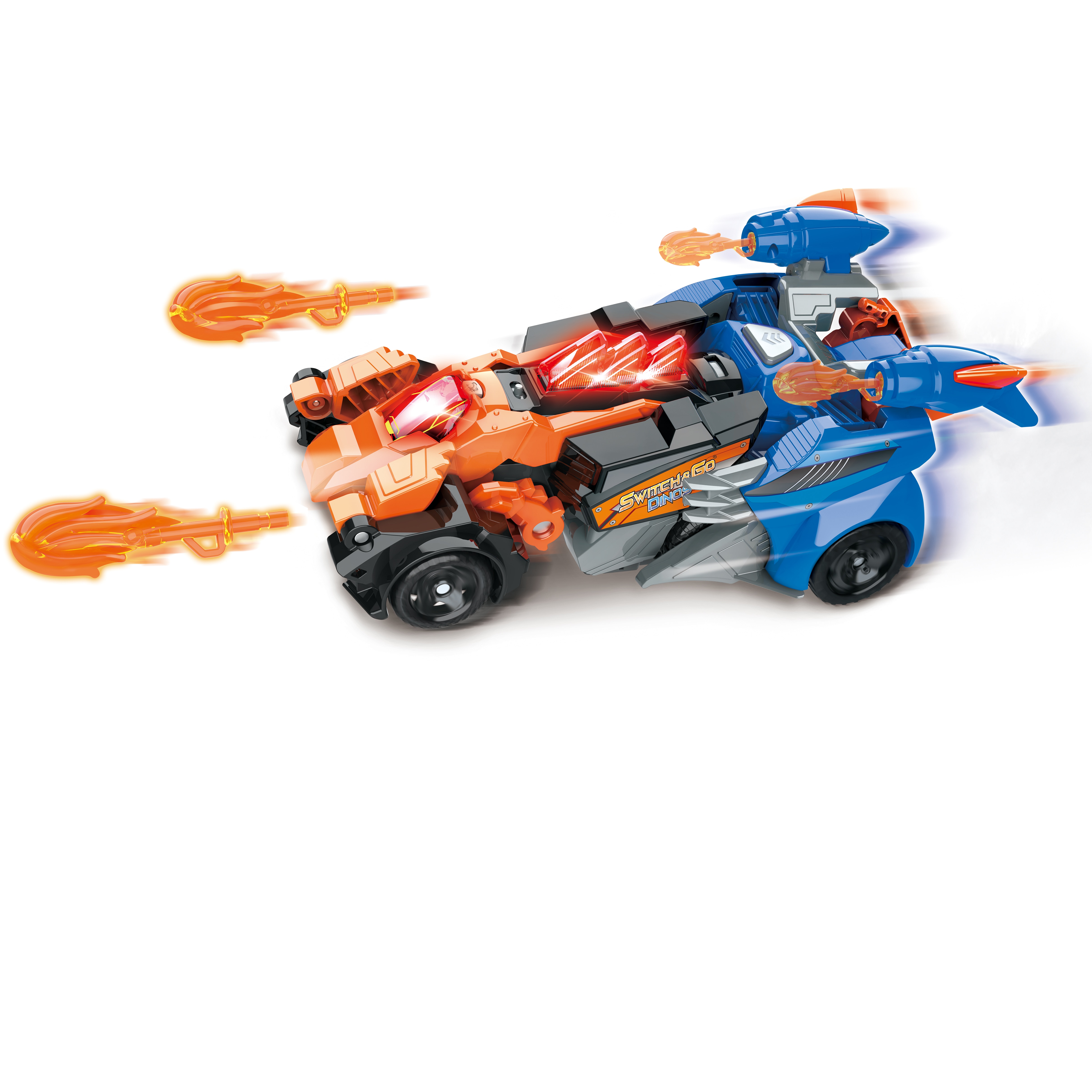 Figura Dinosaurio transformable Espinosaurio-Pterodáctilo Dinocar 3 en 1 Switch&Go Vtech 3